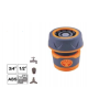 Mufa conectoare rapida cu stop pentru furtun 1/2"  Premium